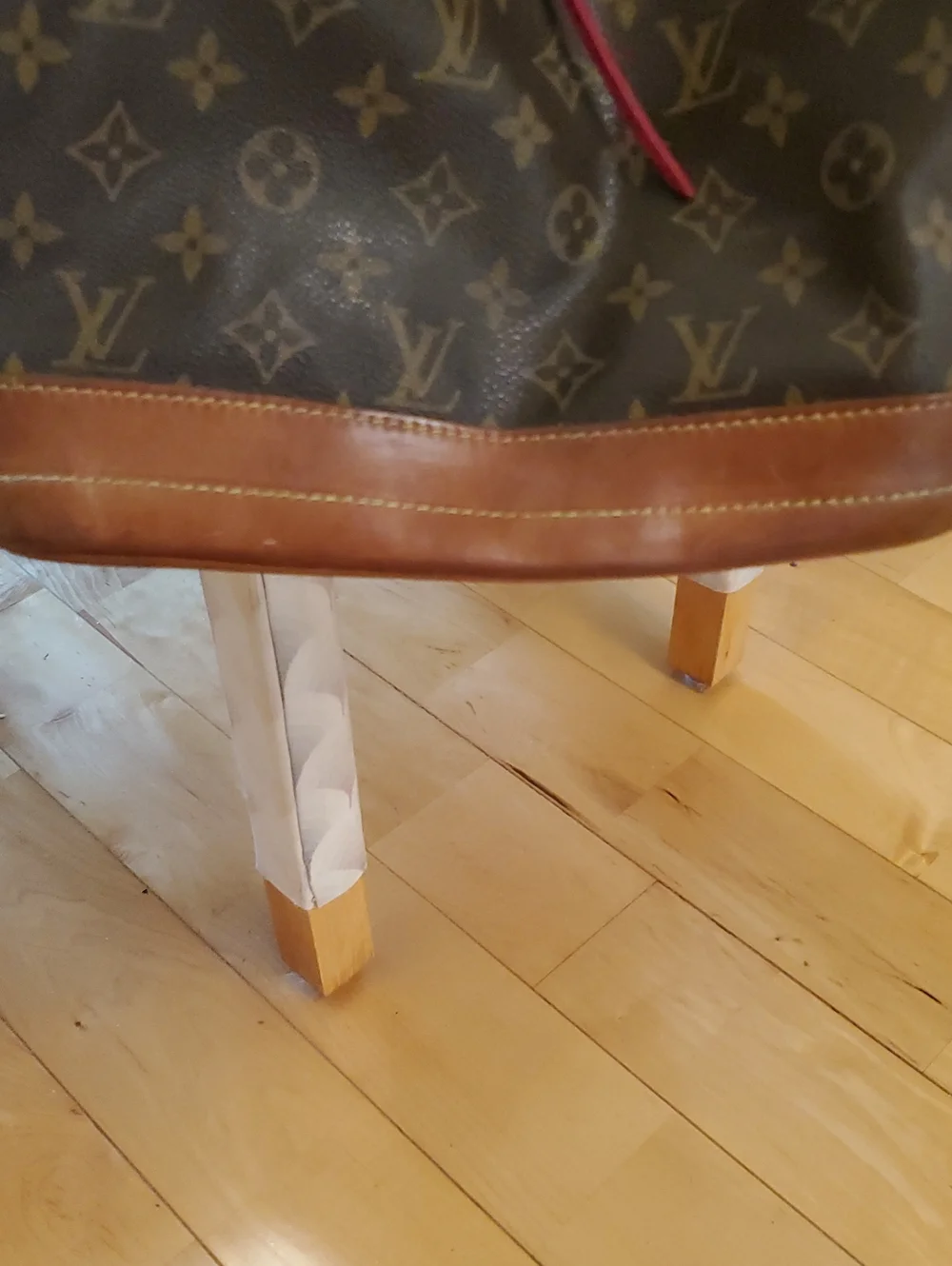 Louis Vuitton Monogram Canvas Bucket Bag with Pink Tassel Trim